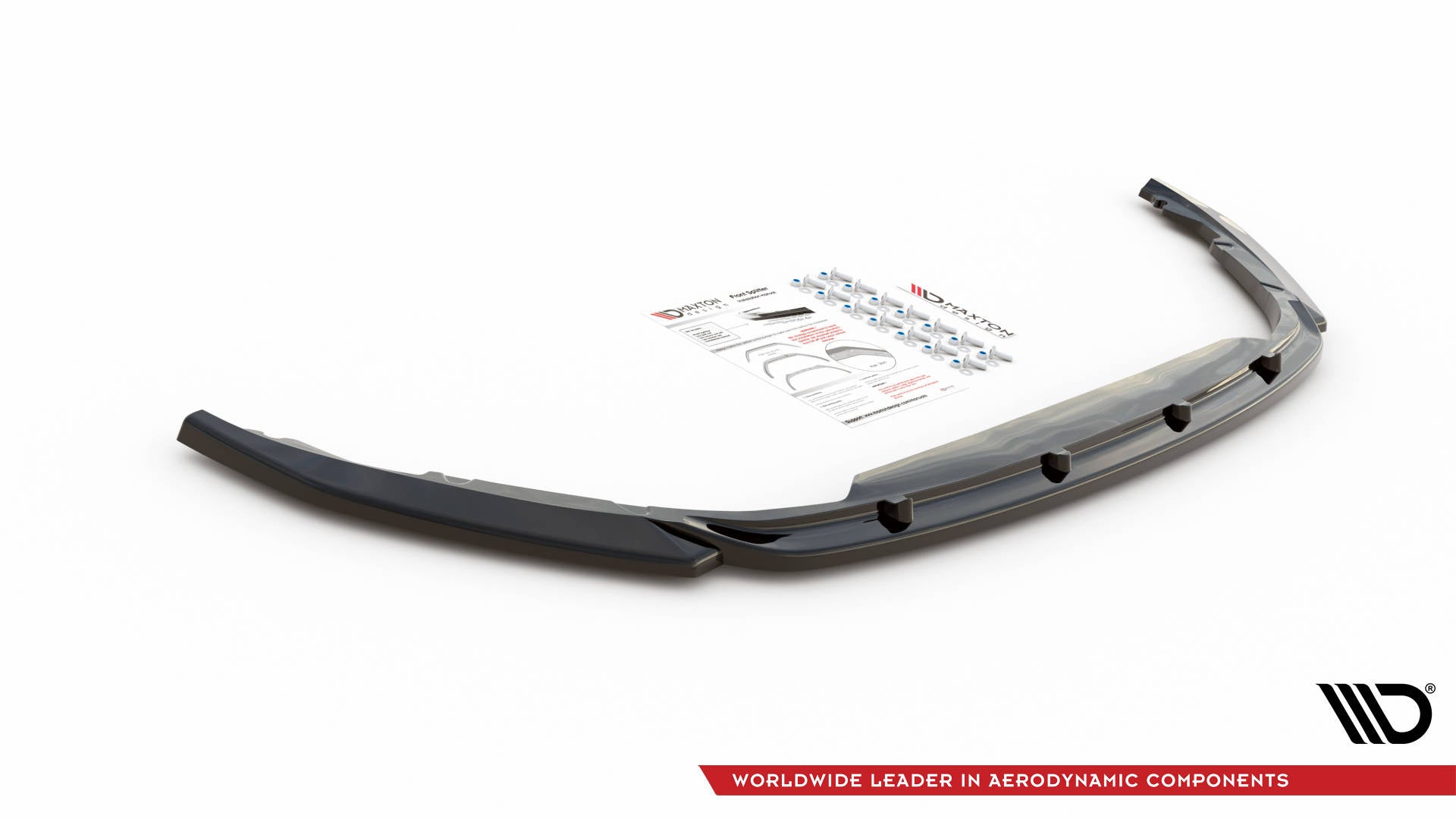 Prelungire splitter bara fata Renault Clio Mk5 2019- v1 - Maxton Design