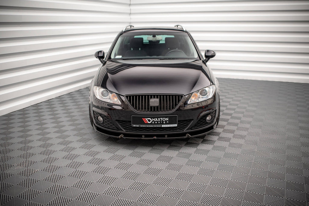 Prelungire splitter bara fata Seat Exeo 2008-2013 v1 - Maxton Design