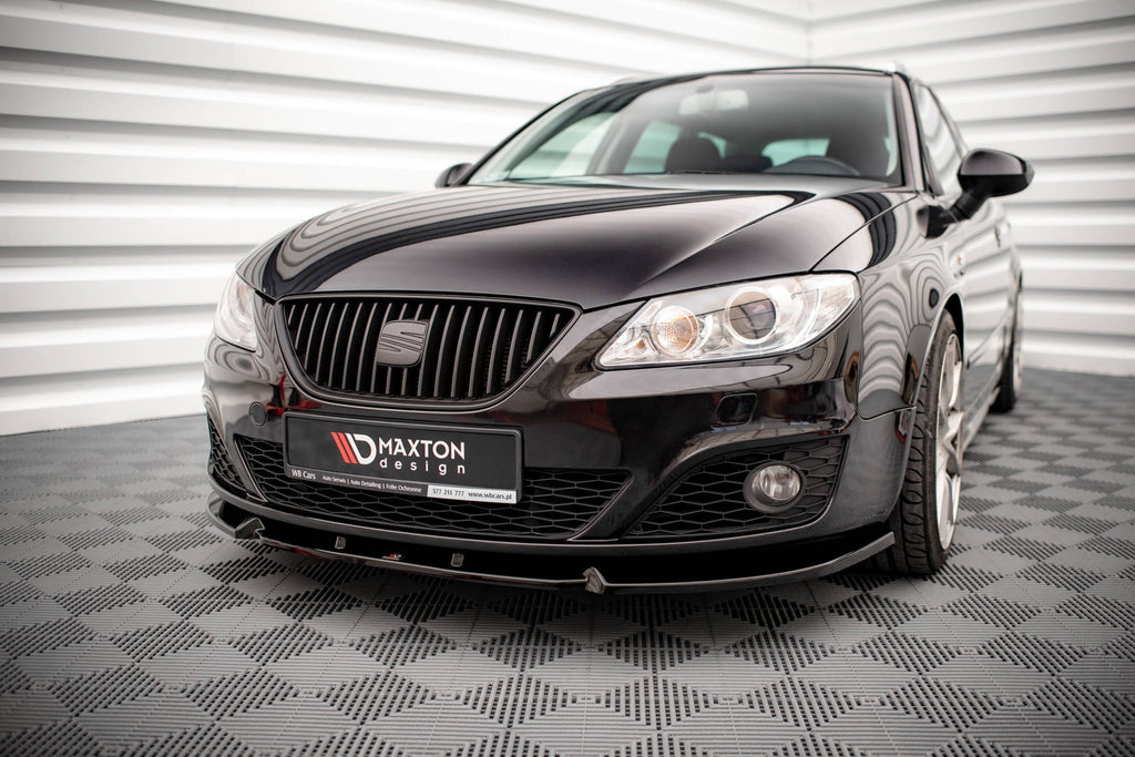 Prelungire splitter bara fata Seat Exeo 2008-2013 v1 - Maxton Design