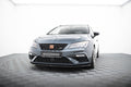 Prelungire splitter bara fata Seat Leon 5F Mk3 Cupra FR Facelift 2017-2020 v3 - Maxton Design