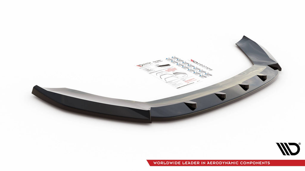 Prelungire splitter bara fata Seat Leon FR Cupra Mk3 2012-2016 v12 - Maxton Design