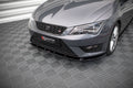 Prelungire splitter bara fata Seat Leon FR Cupra Mk3 2012-2016 v12 - Maxton Design