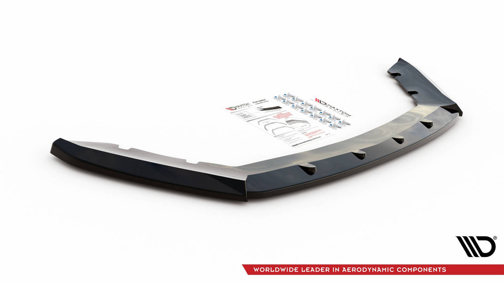 Prelungire splitter bara fata Seat Leon Mk3 2012-2016 v10 - Maxton Design