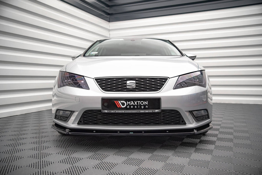 Prelungire splitter bara fata Seat Leon Mk3 2012-2016 v10 - Maxton Design