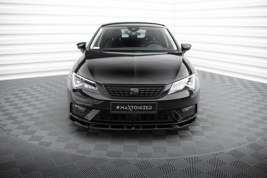 Prelungire splitter bara fata Seat Leon Mk3 Facelift 2016-2020 v14 - Maxton Design
