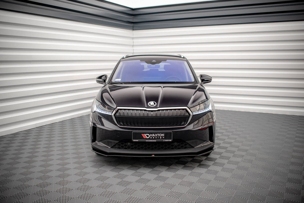 Prelungire splitter bara fata Skoda Enyaq iV 2020- v1 - Maxton Design