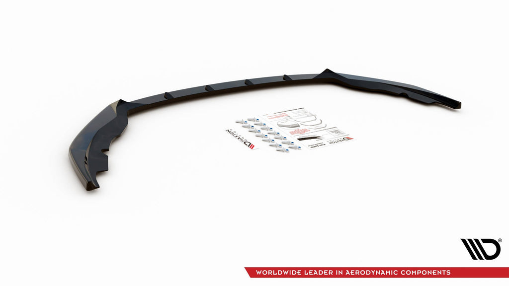 Prelungire splitter bara fata Skoda Fabia Mk3 2014-2019 v6 - Maxton Design