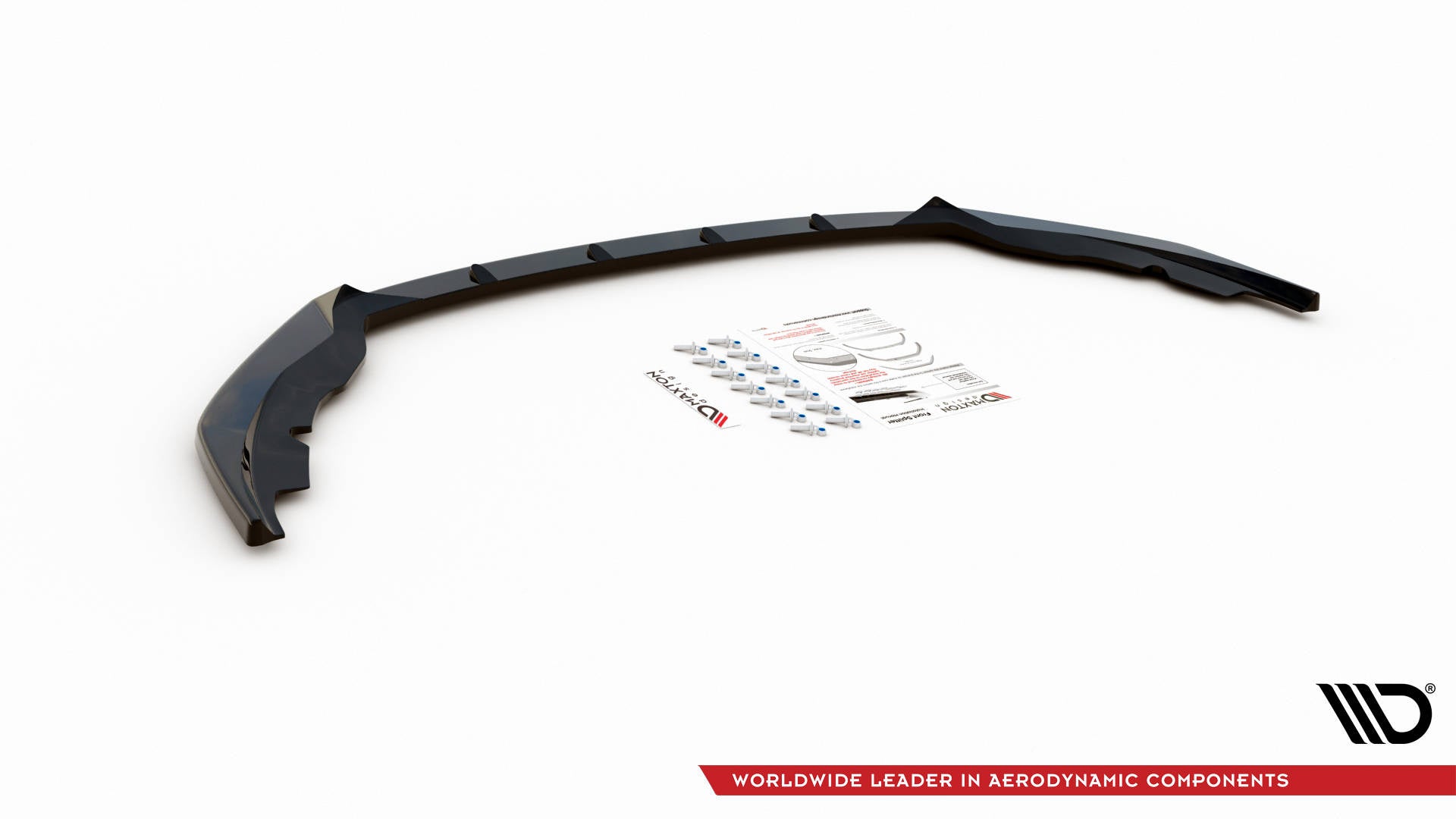Prelungire splitter bara fata Skoda Fabia Mk3 2014-2019 v6 - Maxton Design