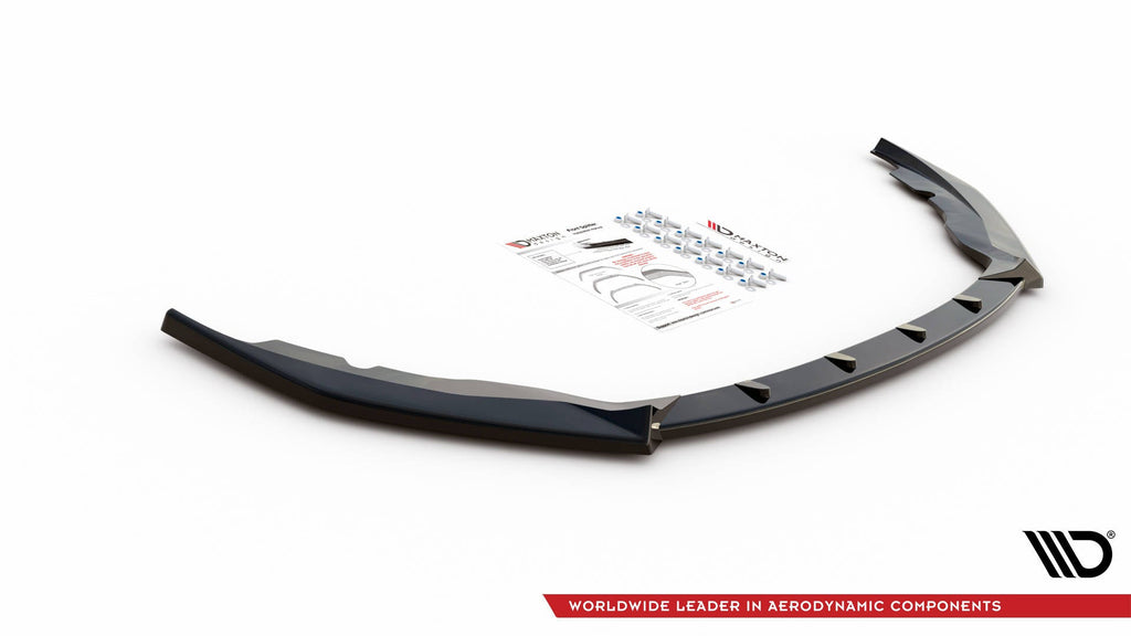 Prelungire splitter bara fata Skoda Fabia Mk3 2014-2019 v6 - Maxton Design