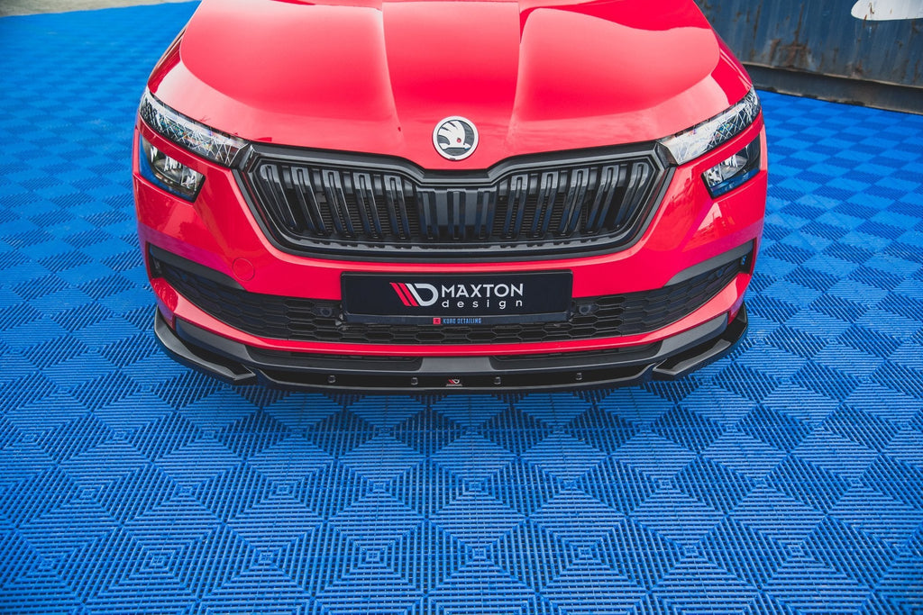 Prelungire splitter bara fata Skoda Kamiq 2019- v1 - Maxton Design