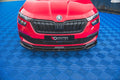 Prelungire splitter bara fata Skoda Kamiq 2019- v1 - Maxton Design