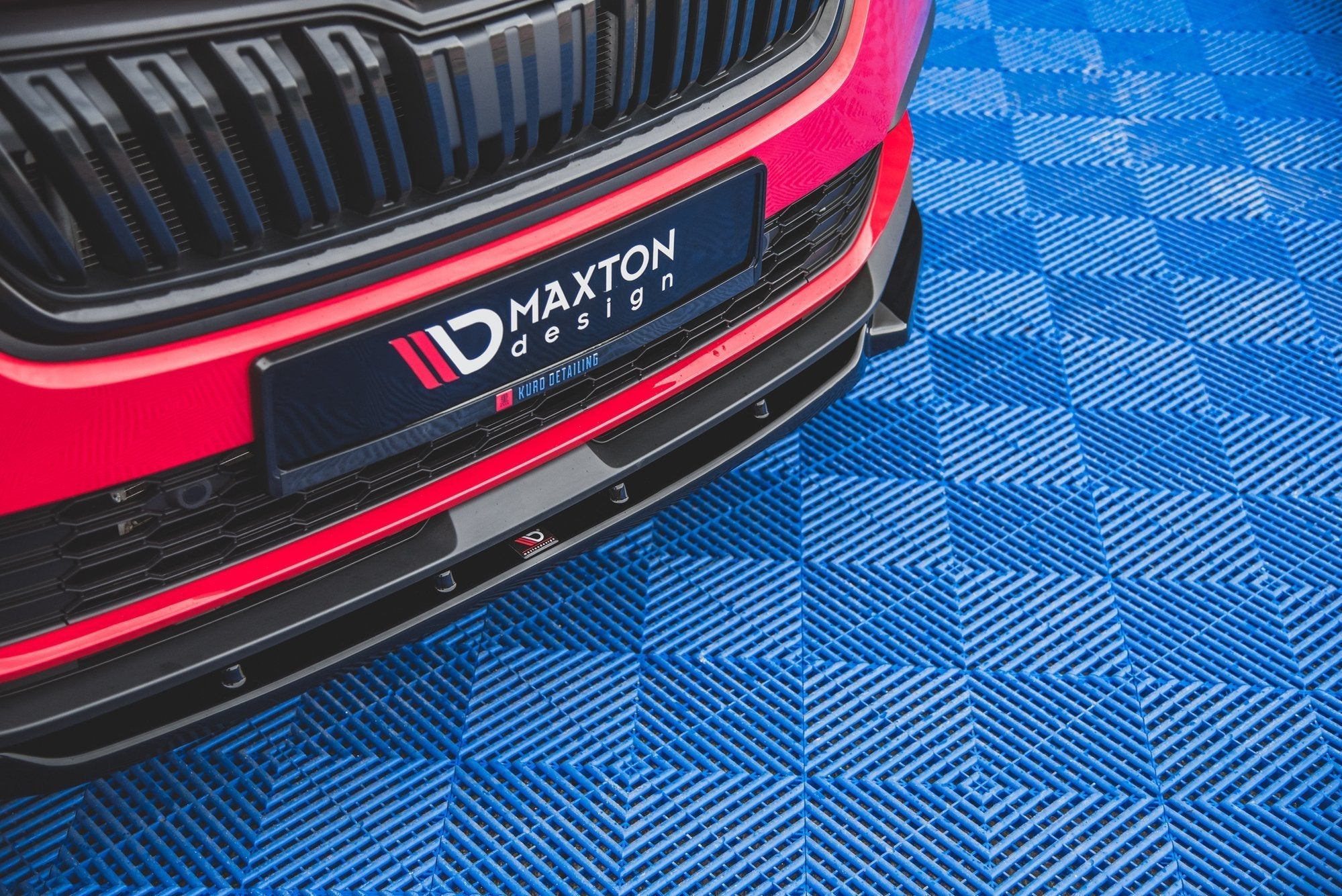 Prelungire splitter bara fata Skoda Kamiq 2019- v1 - Maxton Design