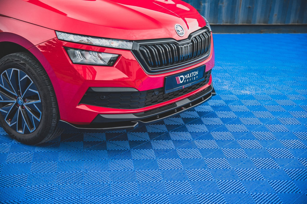 Prelungire splitter bara fata Skoda Kamiq 2019- v1 - Maxton Design