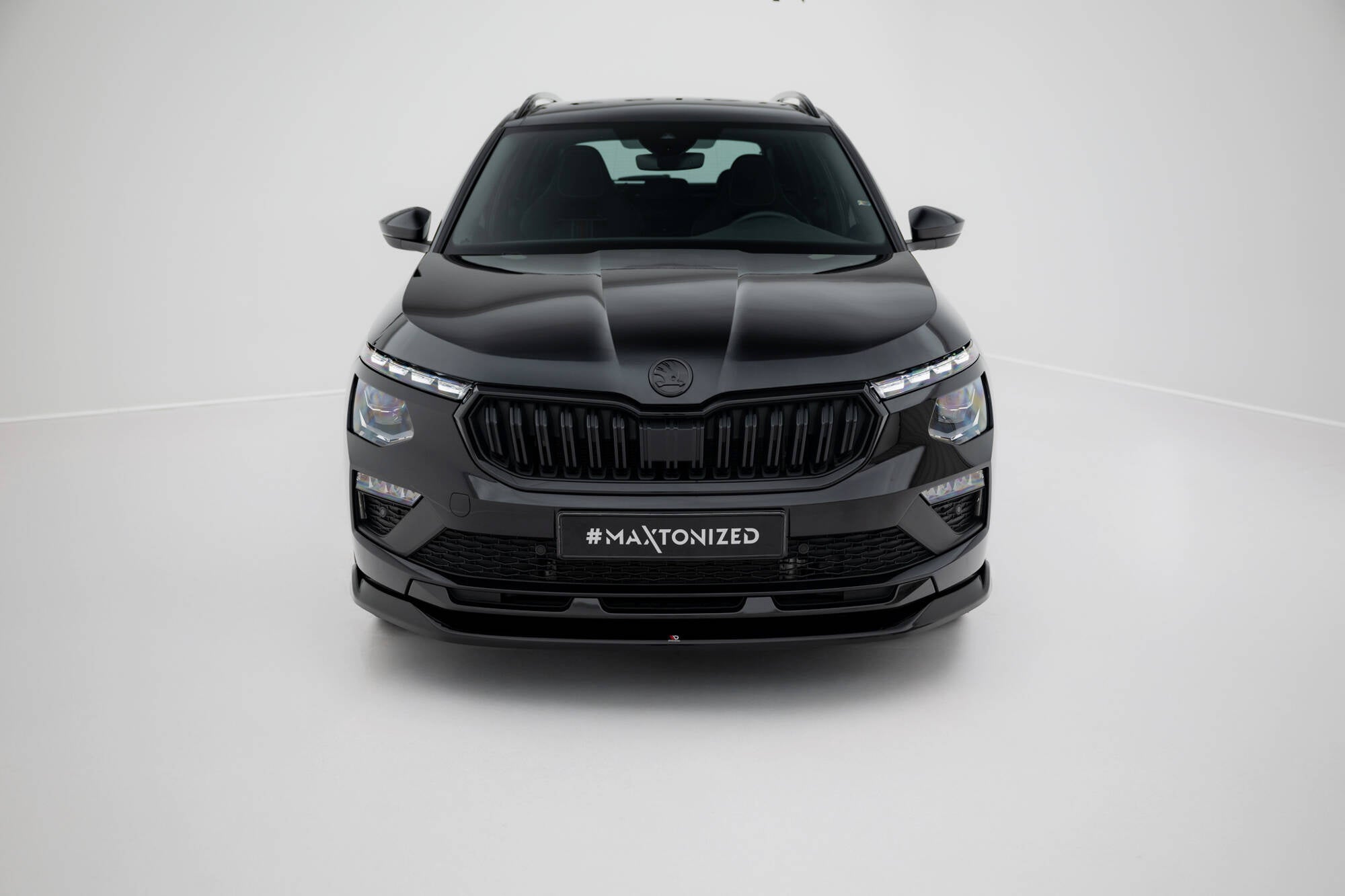 Prelungire splitter bara fata Skoda Kamiq Monte Carlo Mk1 Facelift 2023- v3 - Maxton Design