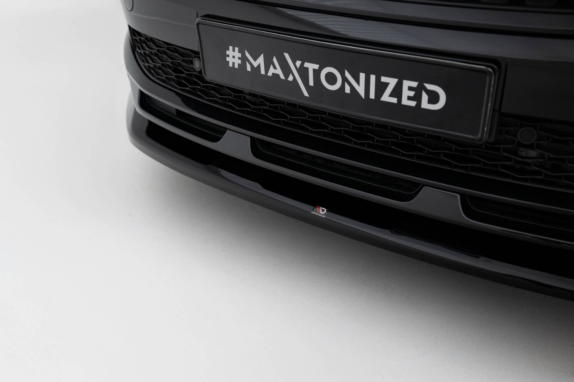 Prelungire splitter bara fata Skoda Kamiq Monte Carlo Mk1 Facelift 2023- v3 - Maxton Design