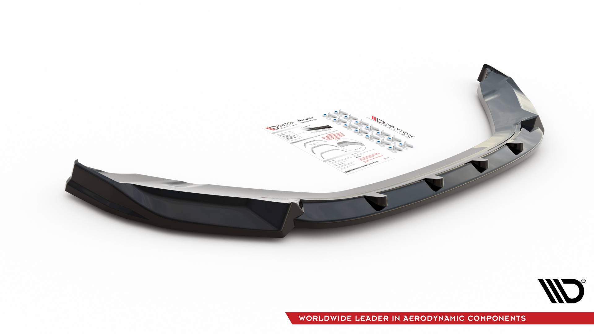 Prelungire splitter bara fata Skoda Kodiaq Mk1 Facelift 2019- v2 - Maxton Design