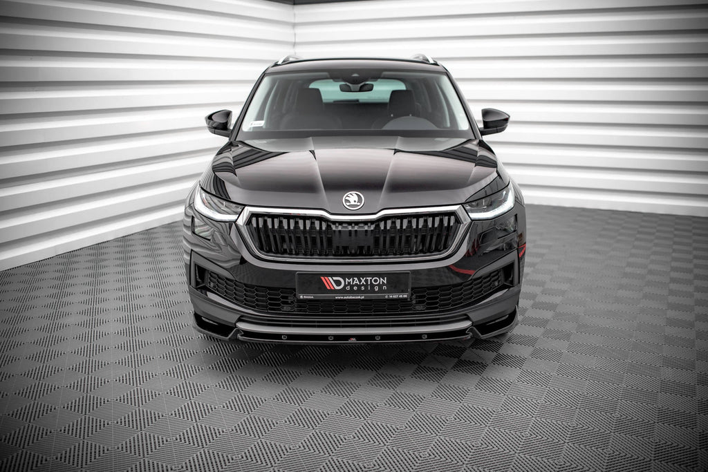 Prelungire splitter bara fata Skoda Kodiaq Mk1 Facelift 2019- v2 - Maxton Design