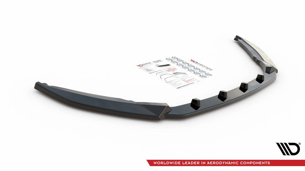 Prelungire splitter bara fata Skoda Octavia Mk3 Facelift 2016-2020 v18 - Maxton Design