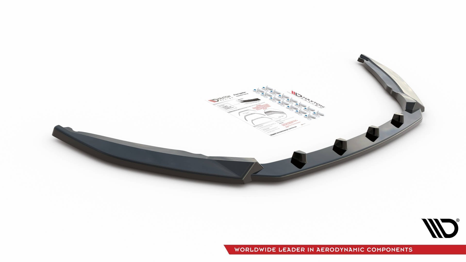 Prelungire splitter bara fata Skoda Octavia Mk3 Facelift 2016-2020 v18 - Maxton Design