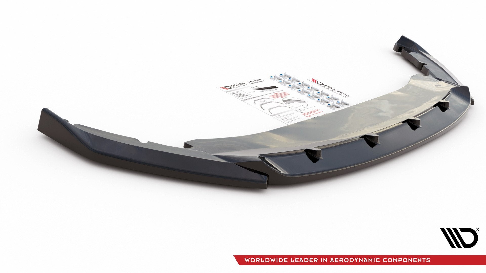 Prelungire splitter bara fata Skoda Octavia Mk4 2019- v1 - Maxton Design