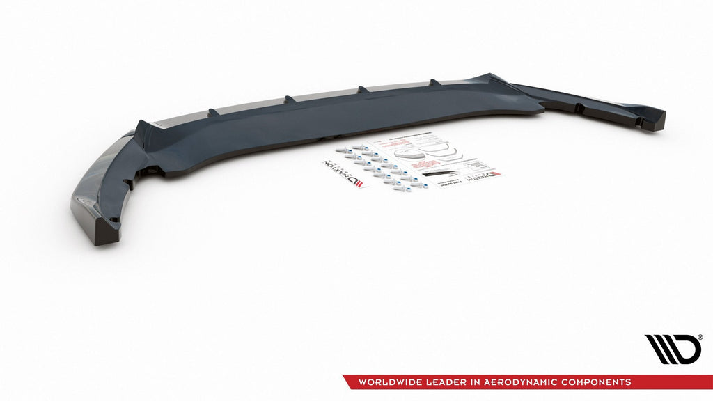 Prelungire splitter bara fata Skoda Octavia Mk4 2019- v1 - Maxton Design