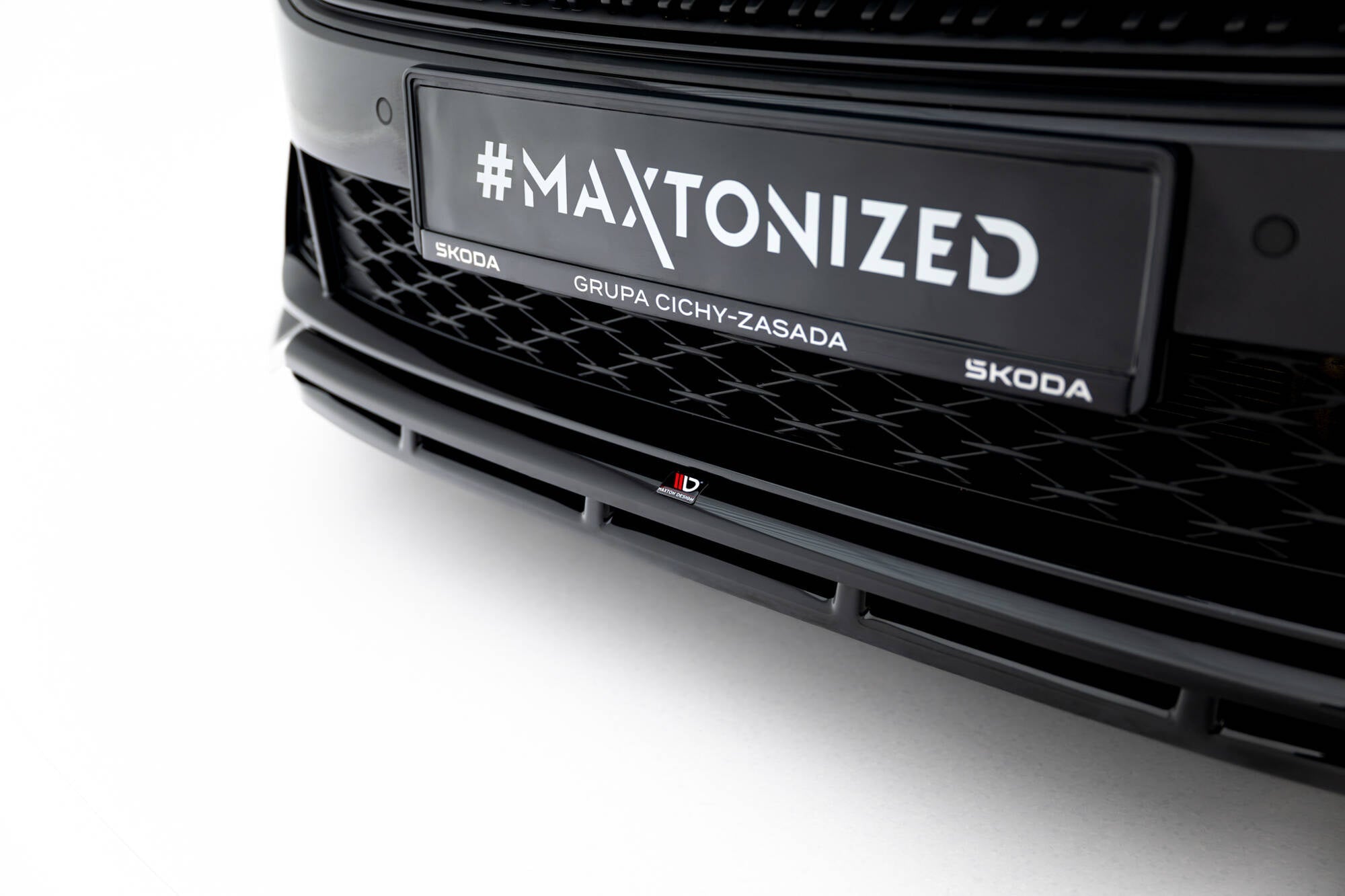 Prelungire splitter bara fata Skoda Octavia RS Liftback Combi Mk4 Facelift 2024- v18 - Maxton Design