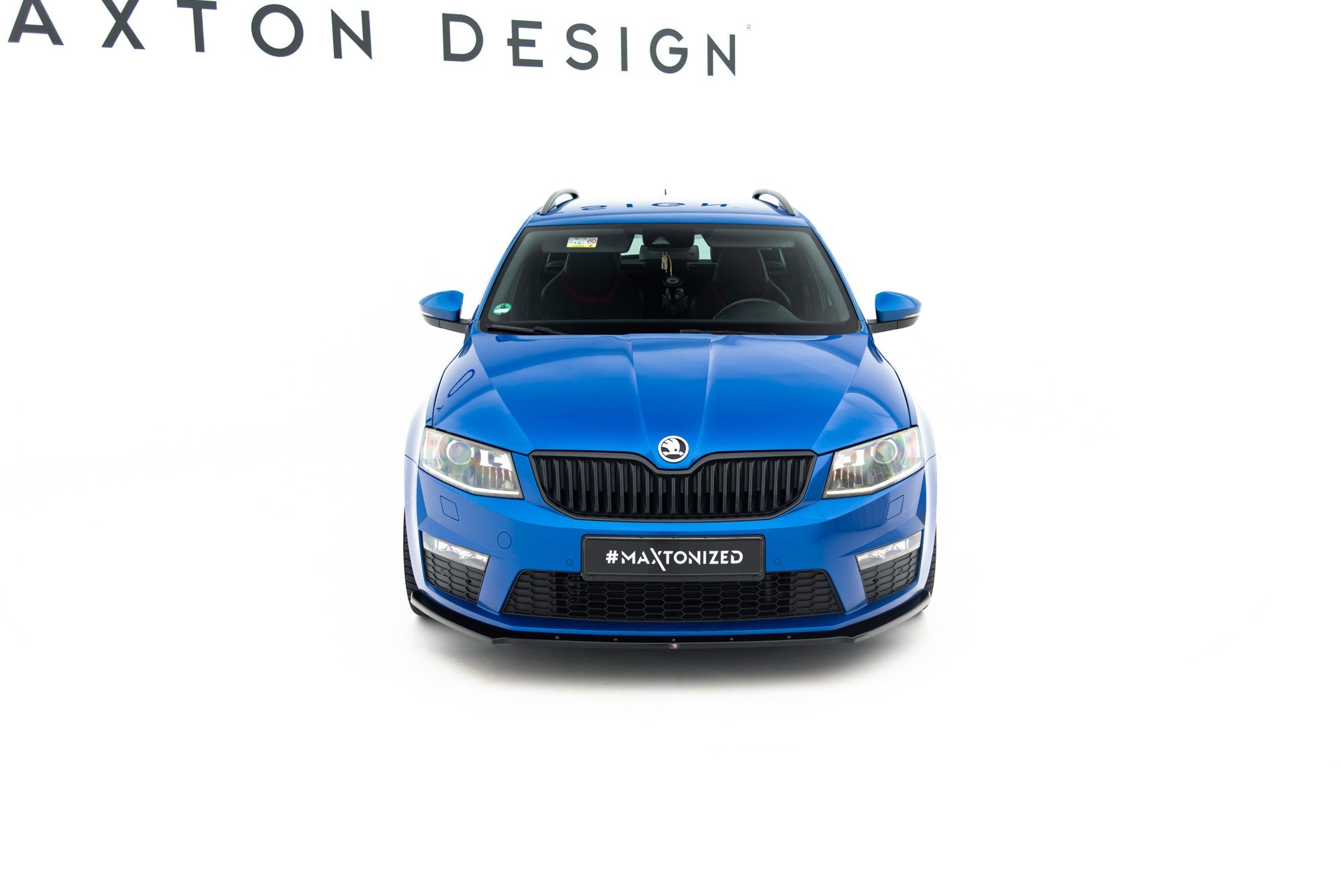 Prelungire splitter bara fata Skoda Octavia Mk3 RS 2013- v9 - Maxton Design