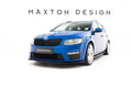 Prelungire splitter bara fata Skoda Octavia Mk3 RS 2013- v9 - Maxton Design