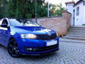 Prelungire splitter bara fata Skoda Rapid 2013- v1 - Maxton Design