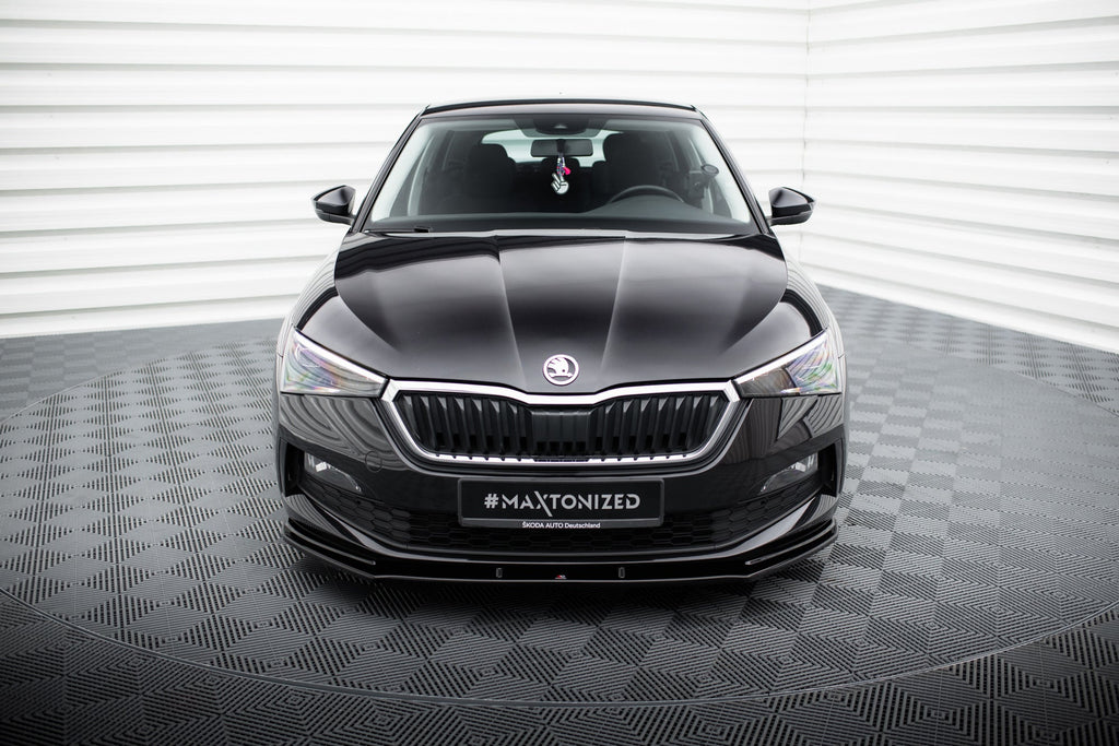 Prelungire splitter bara fata Skoda Scala 2018- v1 - Maxton Design