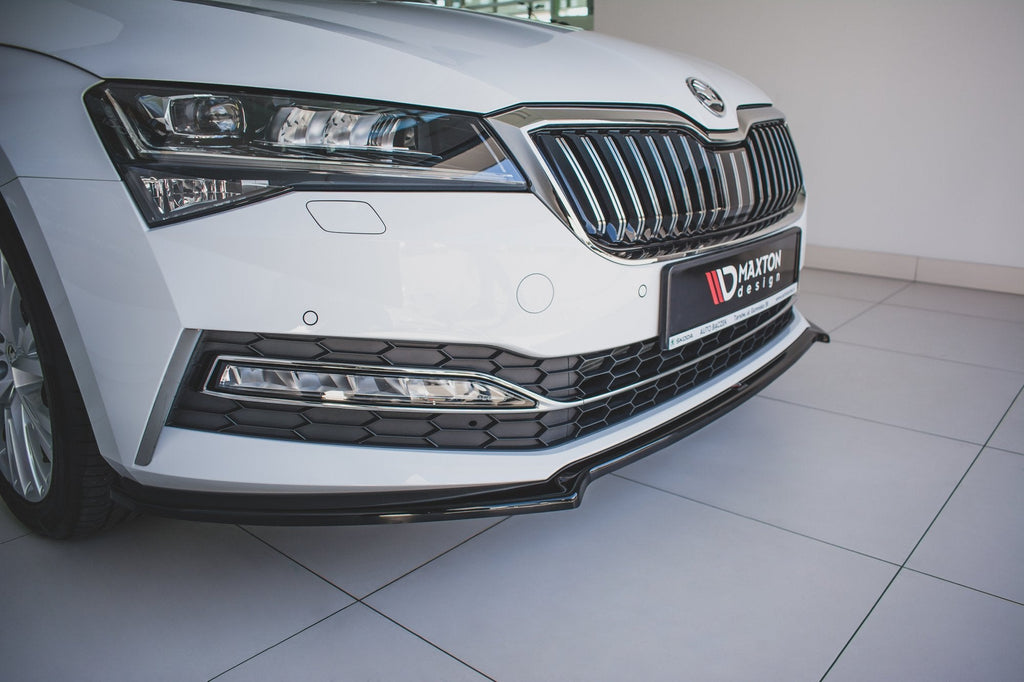 Prelungire splitter bara fata Skoda Superb Mk3 Facelift 2019- v8 - Maxton Design