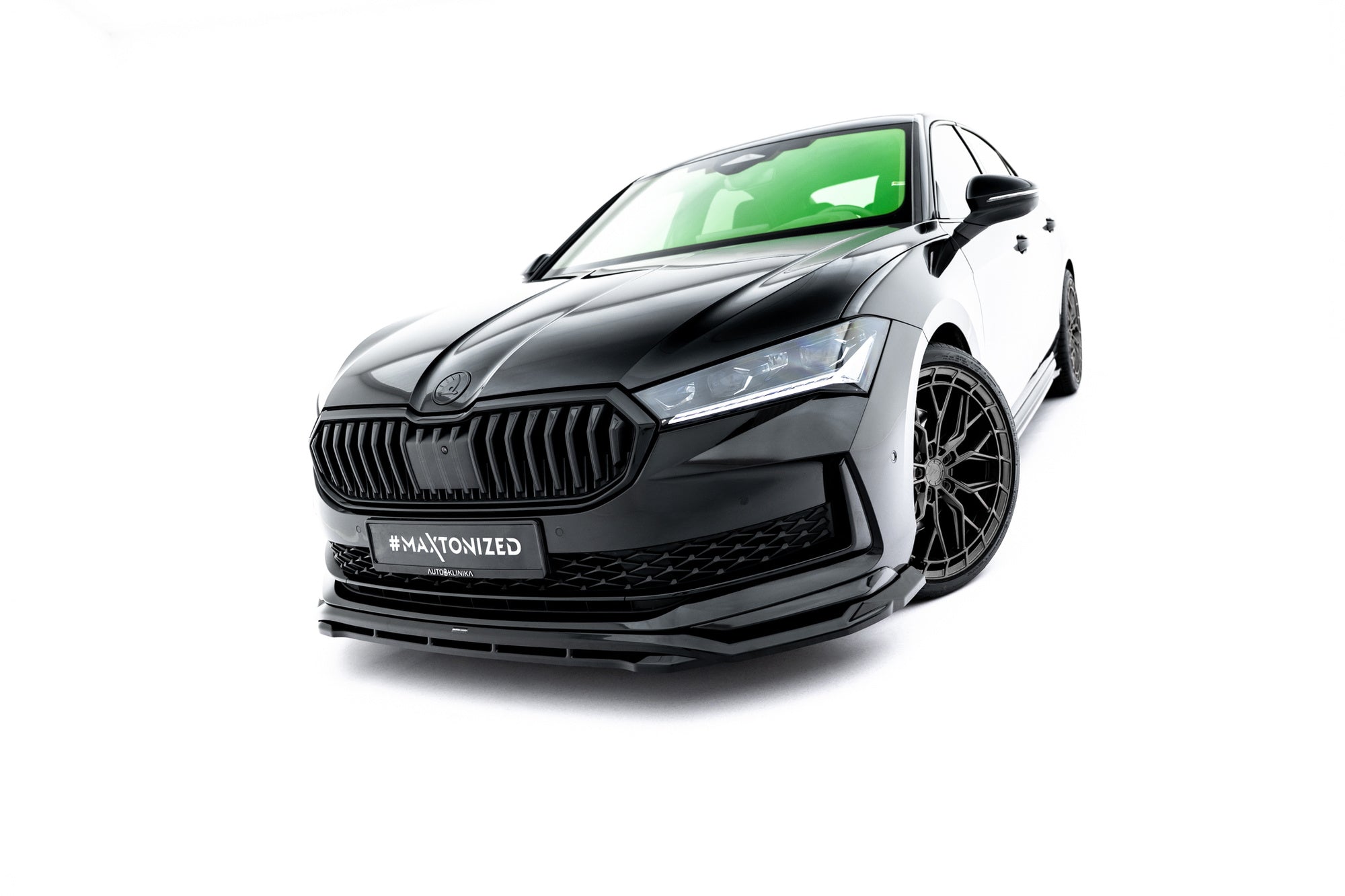 Prelungire splitter bara fata Skoda Superb Sportline Mk4 2024- v3 - Maxton Design