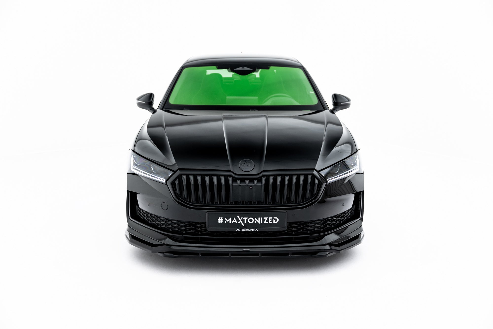 Prelungire splitter bara fata Skoda Superb Sportline Mk4 2024- v3 - Maxton Design
