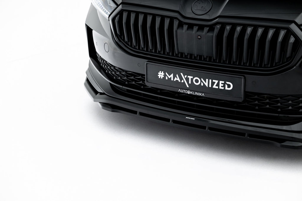 Prelungire splitter bara fata Skoda Superb Sportline Mk4 2024- v3 - Maxton Design