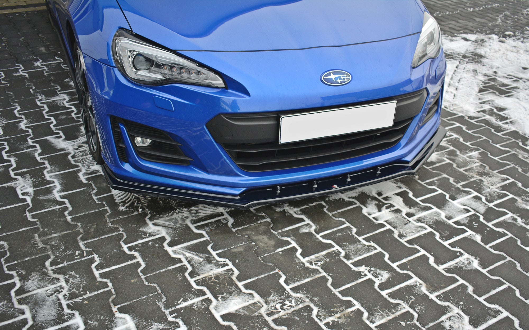 Prelungire splitter bara fata Subaru BRZ Facelift 2017- v2 - Maxton Design