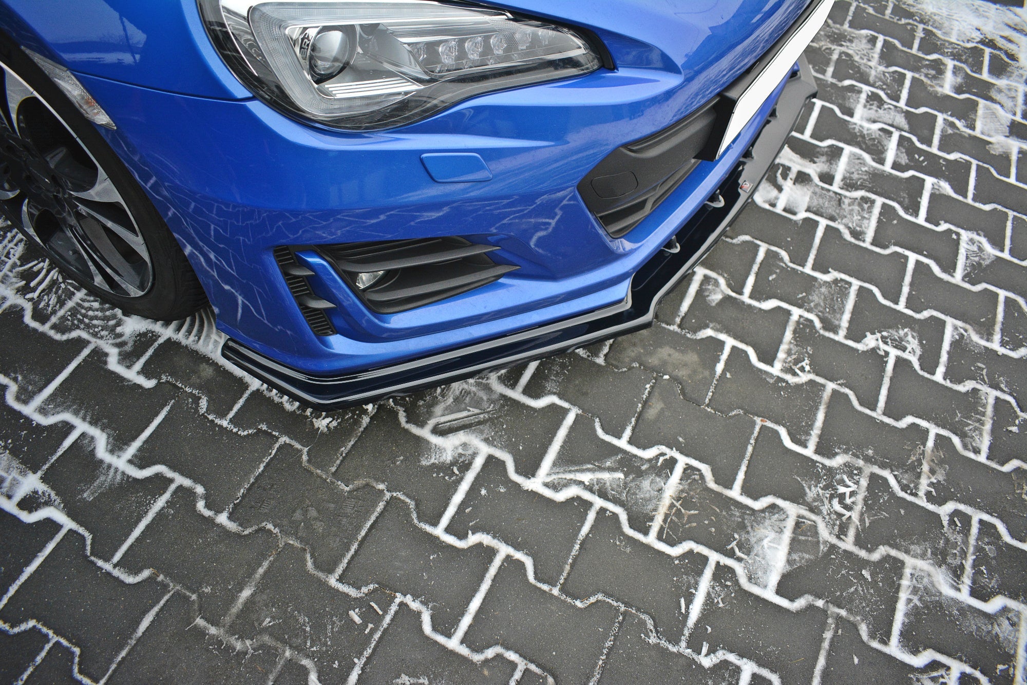 Prelungire splitter bara fata Subaru BRZ Facelift 2017- v2 - Maxton Design