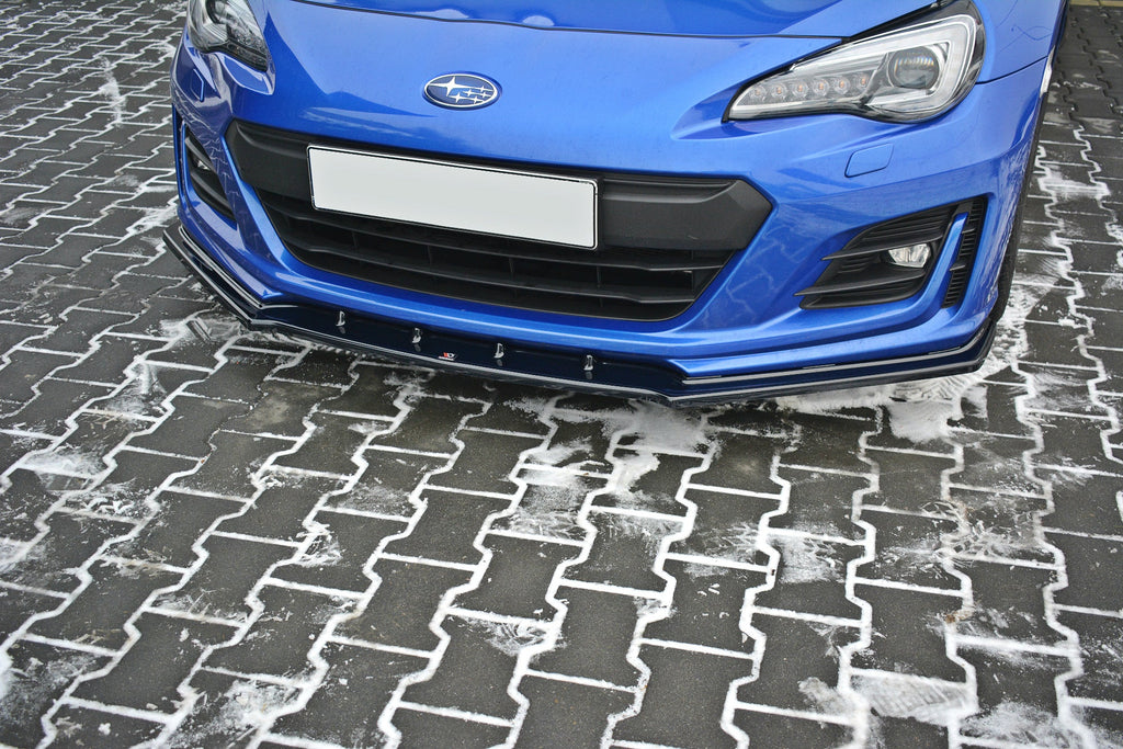 Prelungire splitter bara fata Subaru BRZ Facelift 2017- v2 - Maxton Design