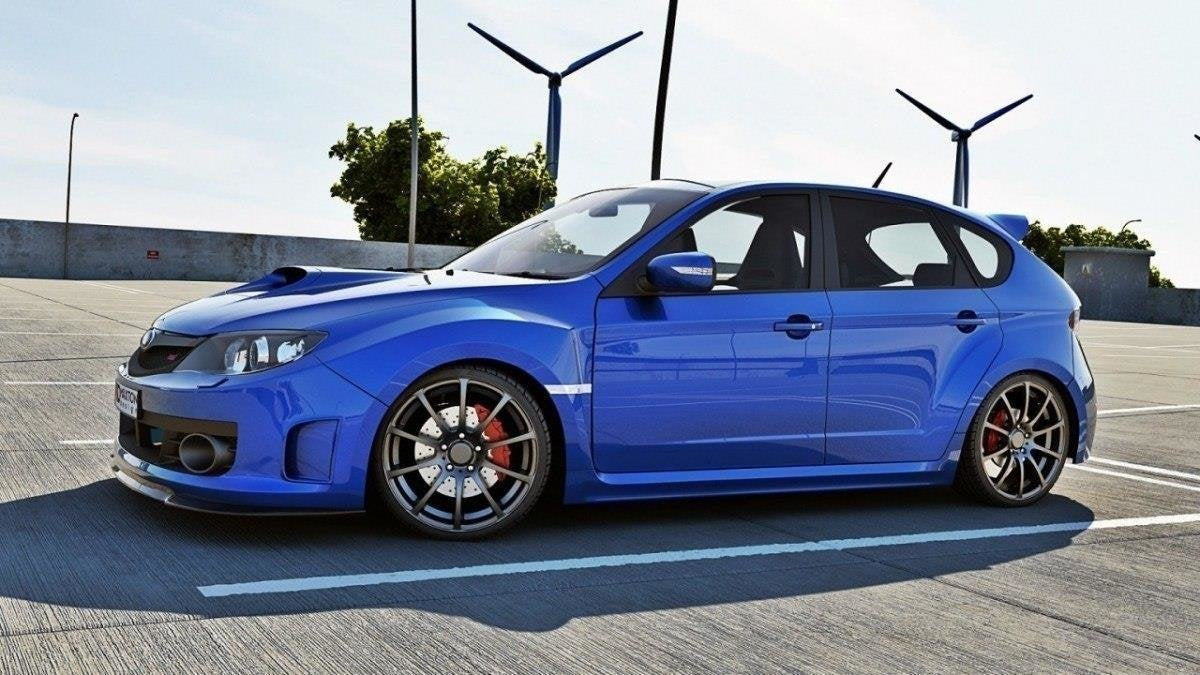 Prelungire splitter bara fata Subaru Impreza Mk3 WRX STI 2009-2011 v10 - Maxton Design
