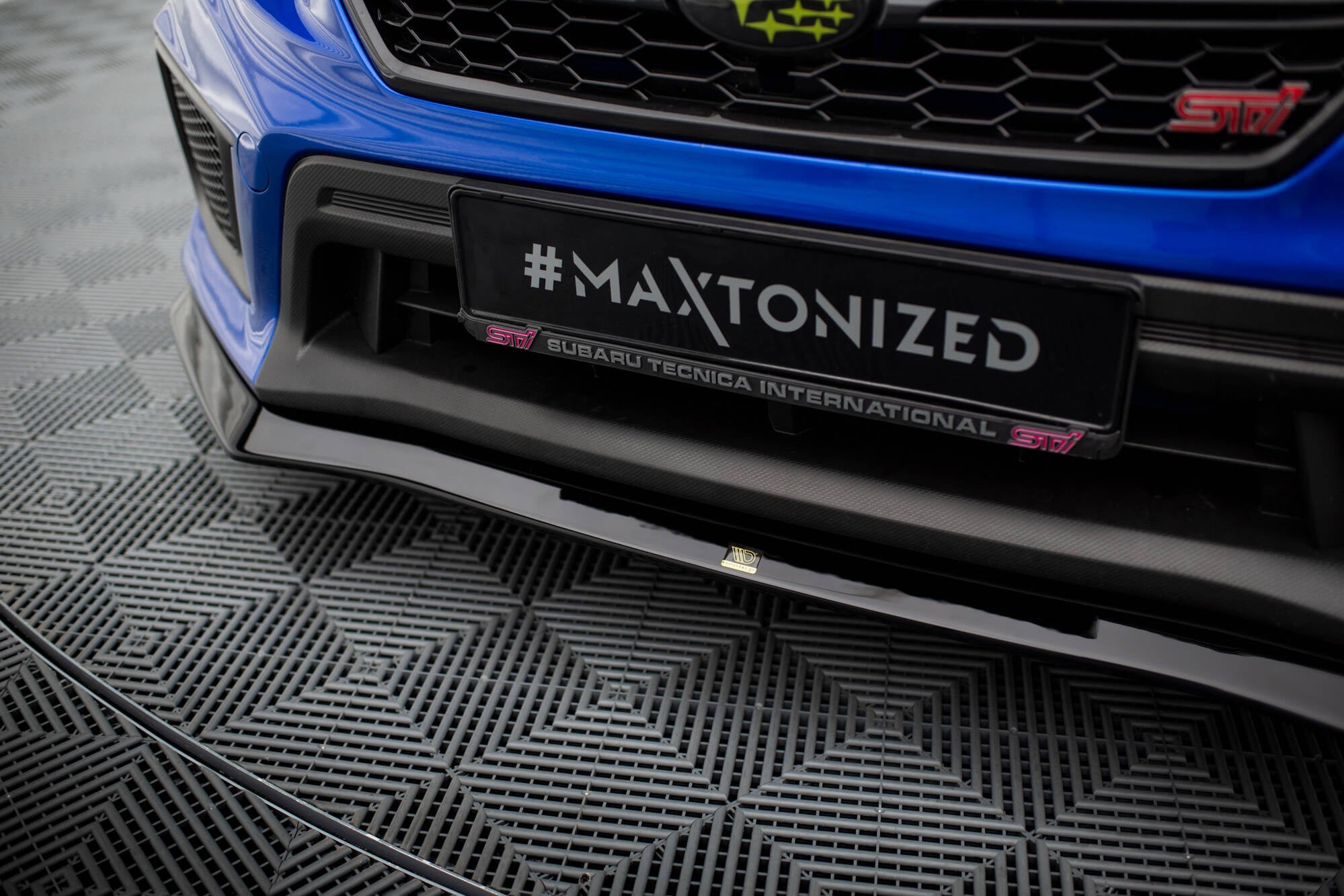 Prelungire splitter bara fata Subaru WRX STI Mk1 2014-2021 v1 - Maxton Design