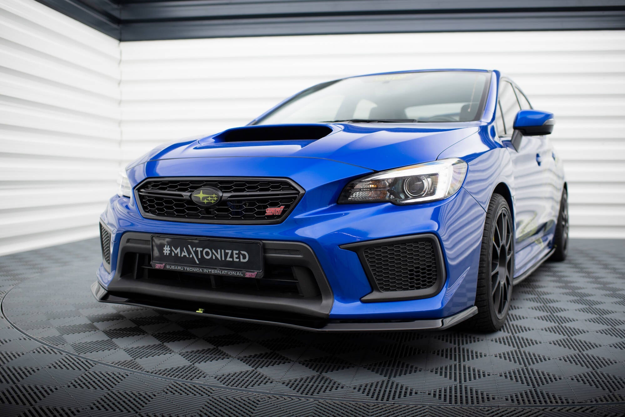 Prelungire splitter bara fata Subaru WRX STI Mk1 2014-2021 v1 - Maxton Design