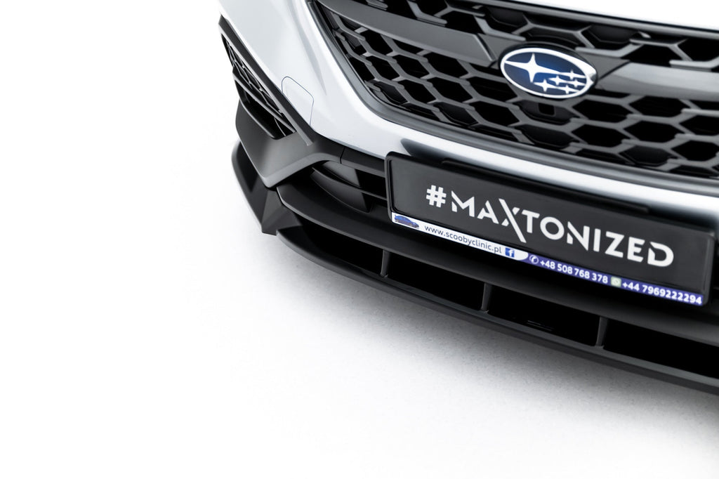 Prelungire splitter bara fata Subaru WRX STI Mk2 2021- v1 - Maxton Design