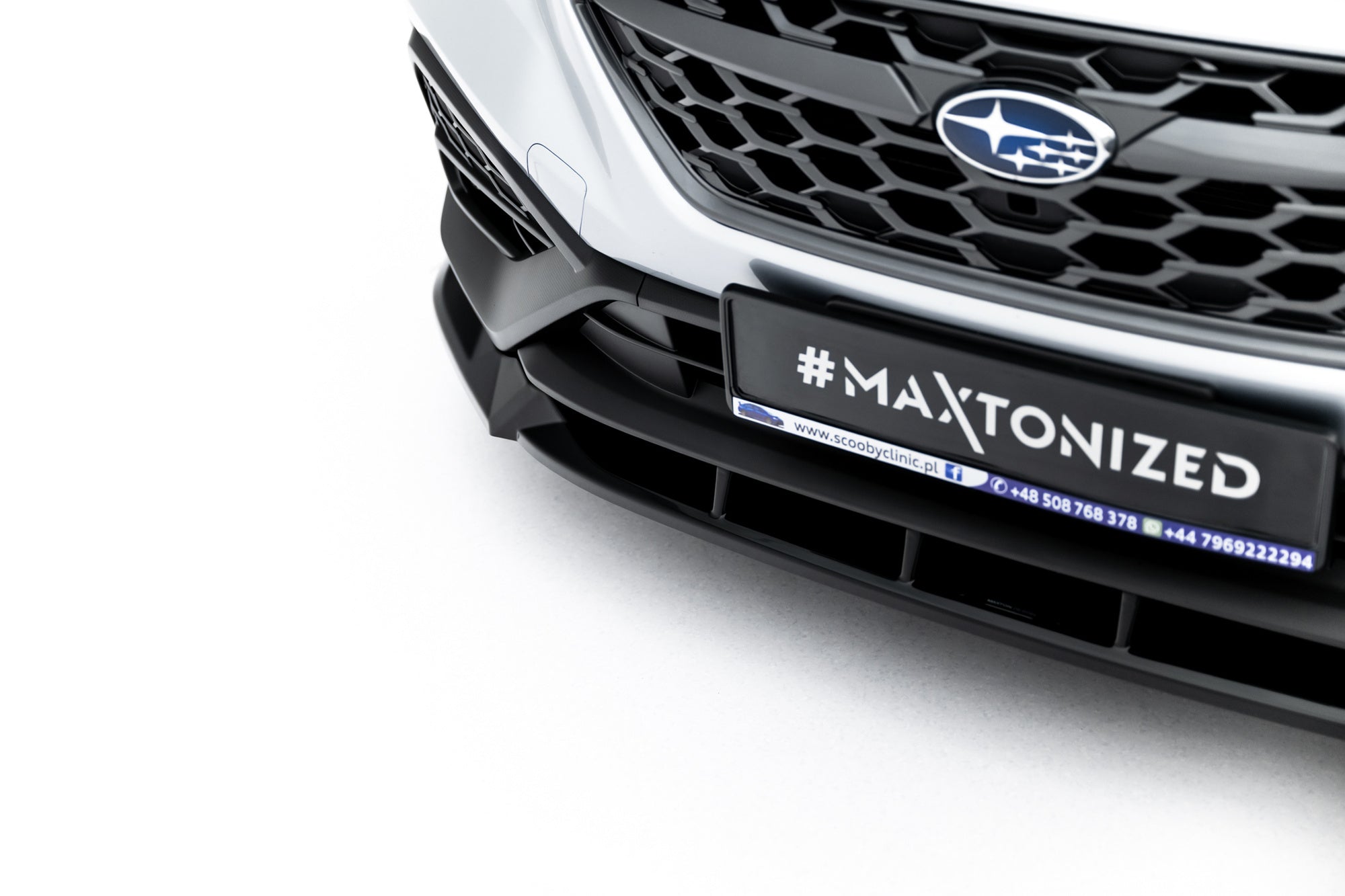 Prelungire splitter bara fata Subaru WRX STI Mk2 2021- v1 - Maxton Design