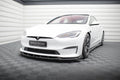 Prelungire splitter bara fata Tesla Model S Plaid Mk1 Facelift 2021- v2 - Maxton Design