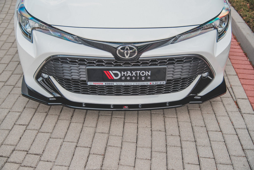 Prelungire splitter bara fata Toyota Corolla XII Touring Sports Hatchback 2019- v2 - Maxton Design