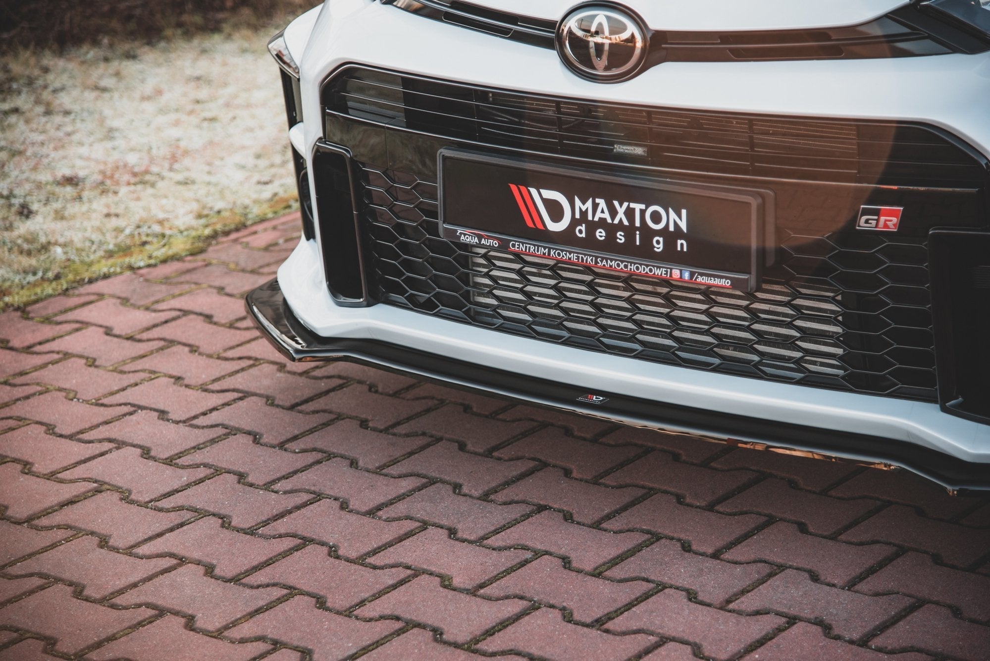 Prelungire splitter bara fata Toyota GR Yaris Mk4 2020- v1 - Maxton Design