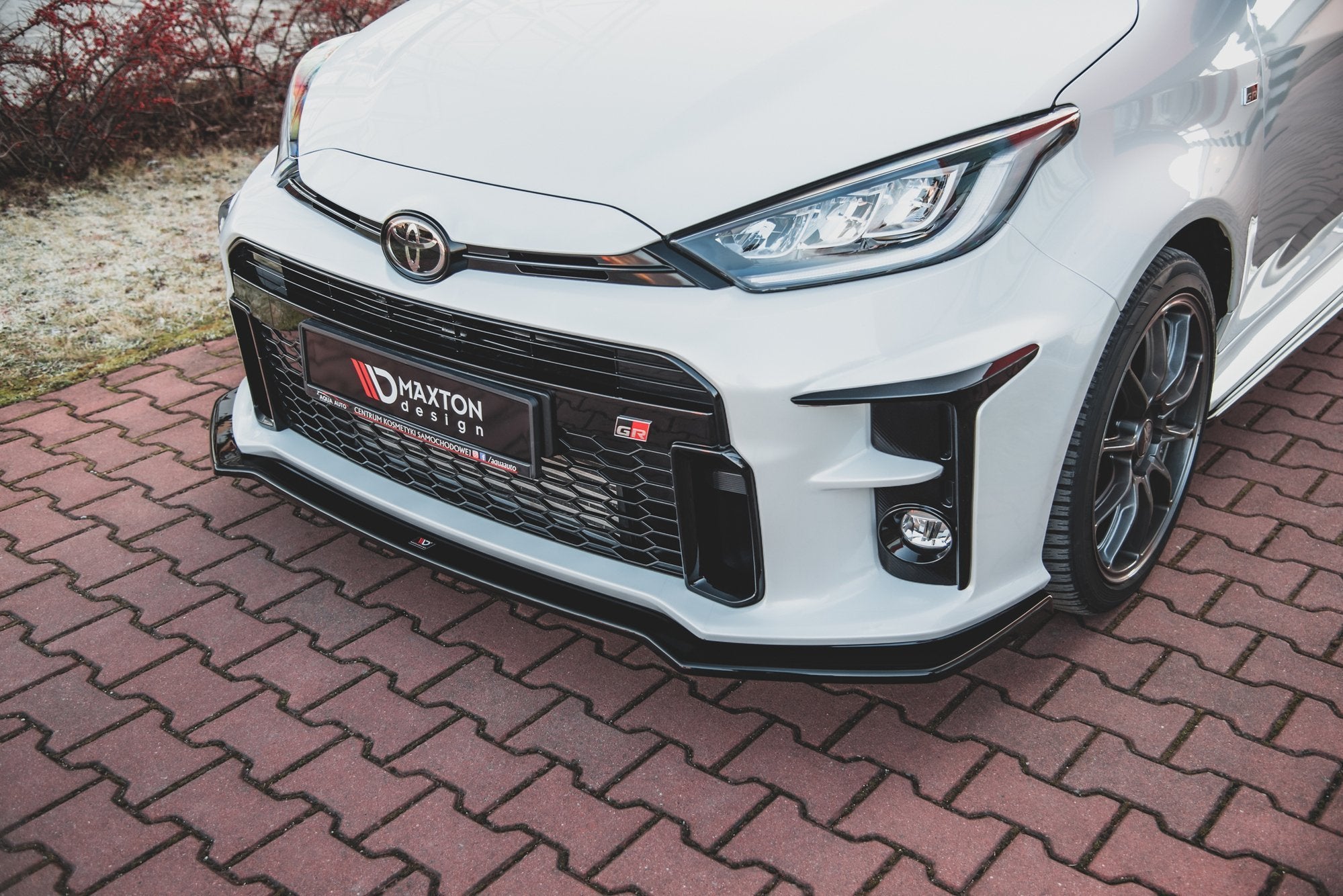 Prelungire splitter bara fata Toyota GR Yaris Mk4 2020- v1 - Maxton Design