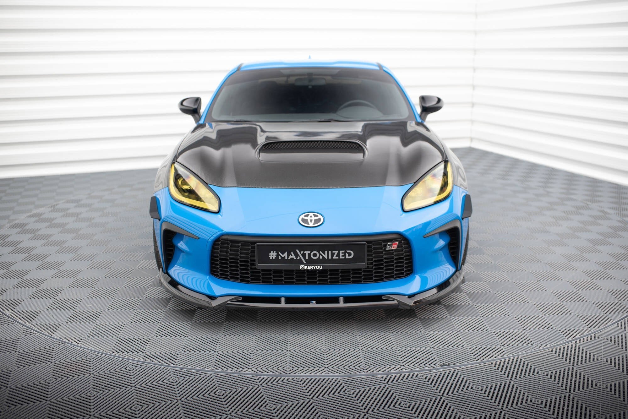 Prelungire splitter bara fata Toyota GR86 Mk1 2021- v1 - Maxton Design