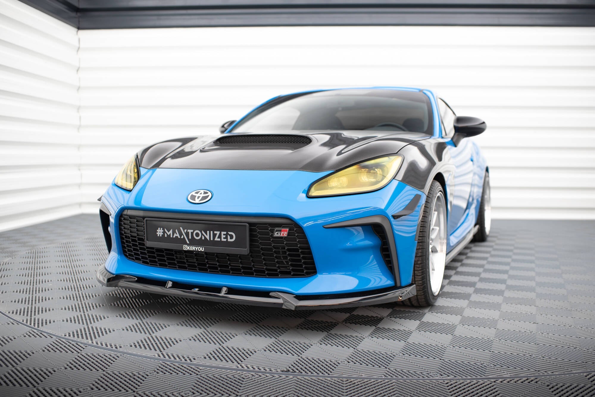Prelungire splitter bara fata Toyota GR86 Mk1 2021- v1 - Maxton Design