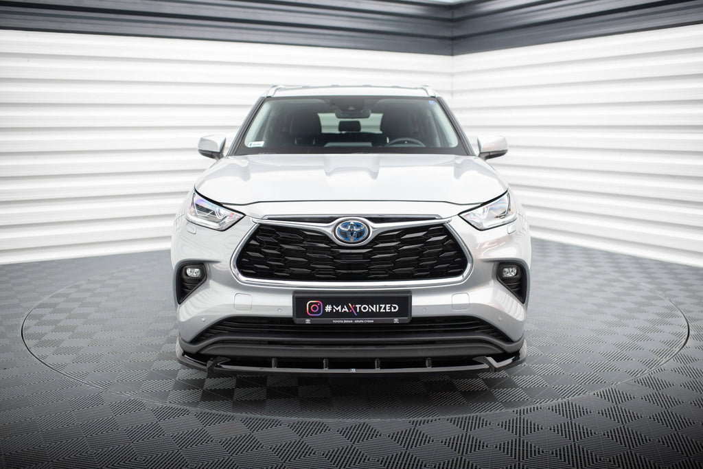 Prelungire splitter bara fata Toyota Highlander Mk4 2019- v1 - Maxton Design