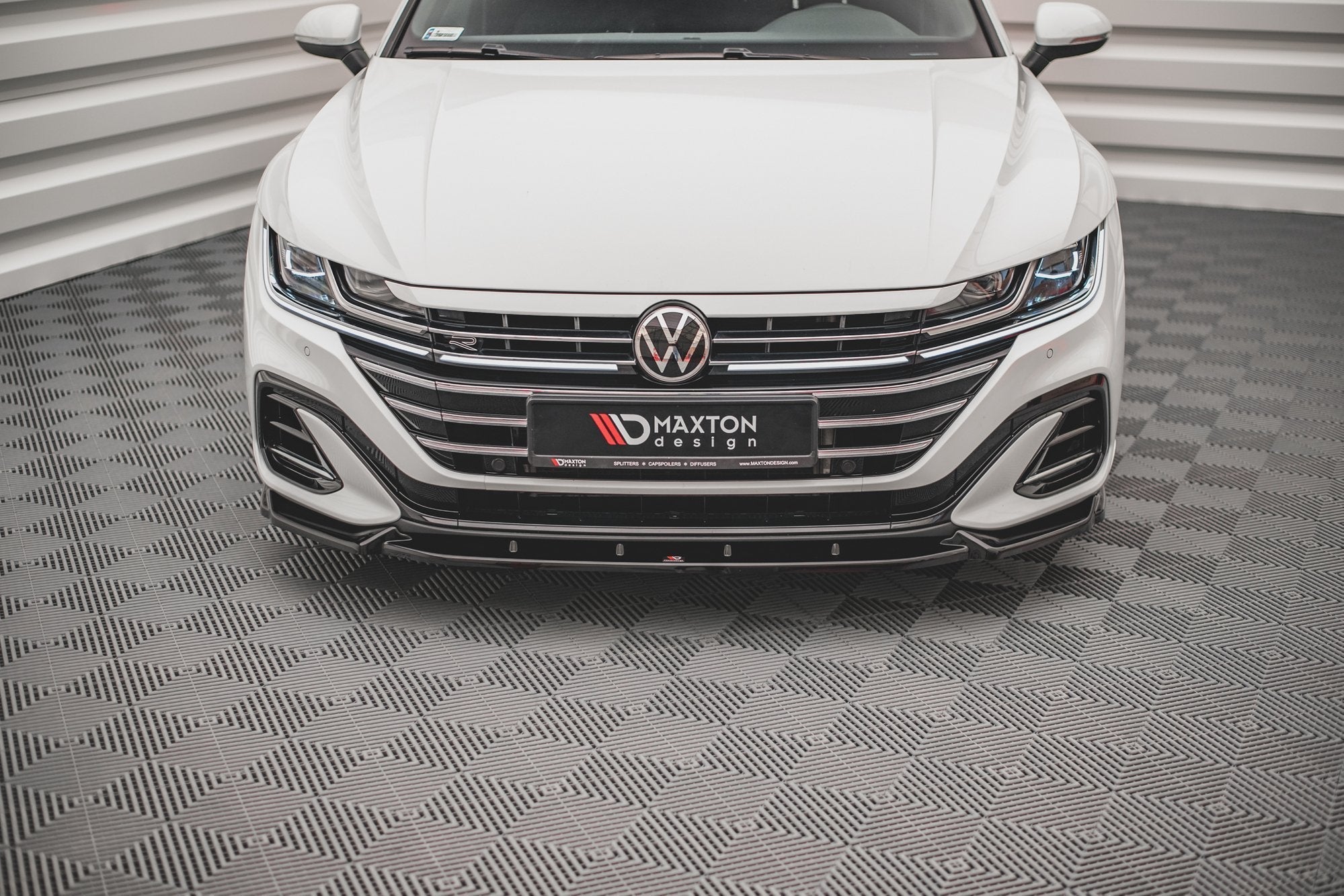 Prelungire splitter bara fata Volkswagen Arteon R-Line Facelift 2020- v7 - Maxton Design
